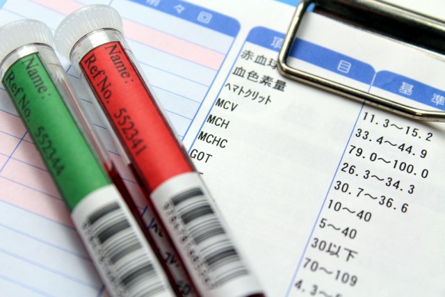 健康診断結果用紙